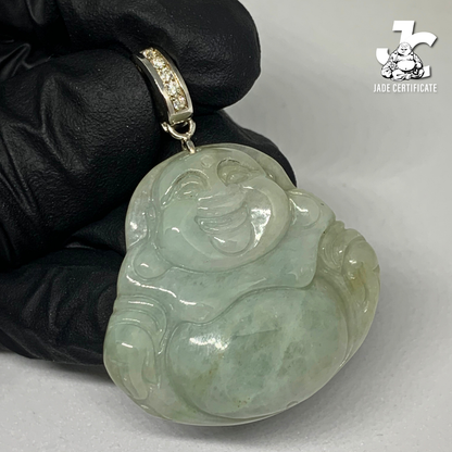 Laughing Buddha Jade - Type A Green Bean 04