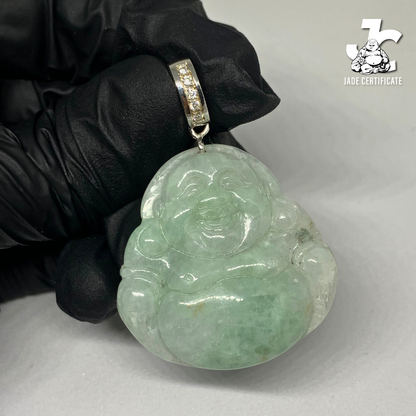 Laughing Buddha Jade - Type A Moss Green 05